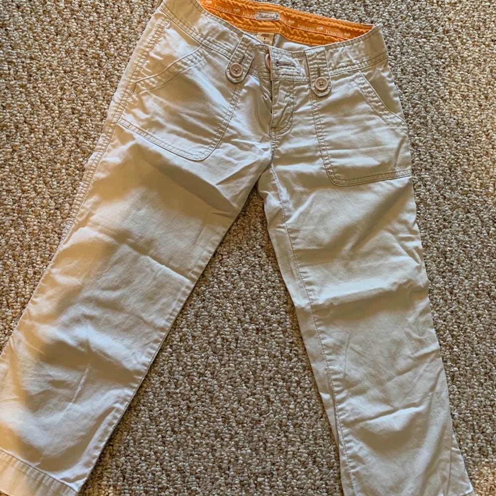 Cropped Hollister khakis